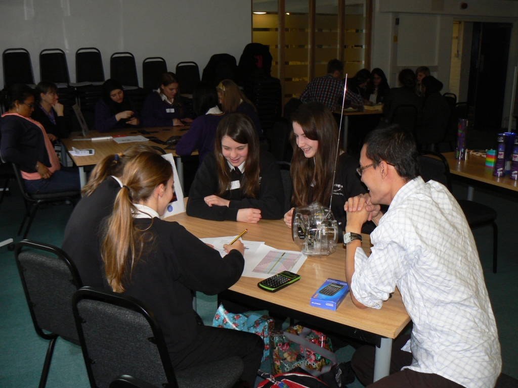Students taking part in the Department's KS3 Challenge Day