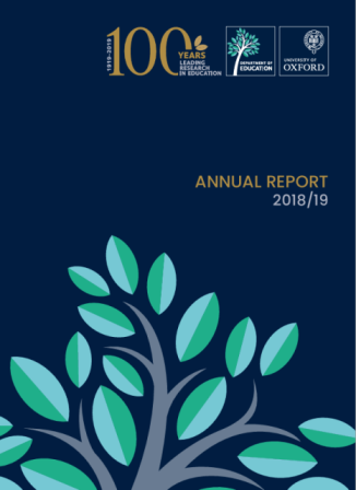 Cover of Annual Report 2018-19