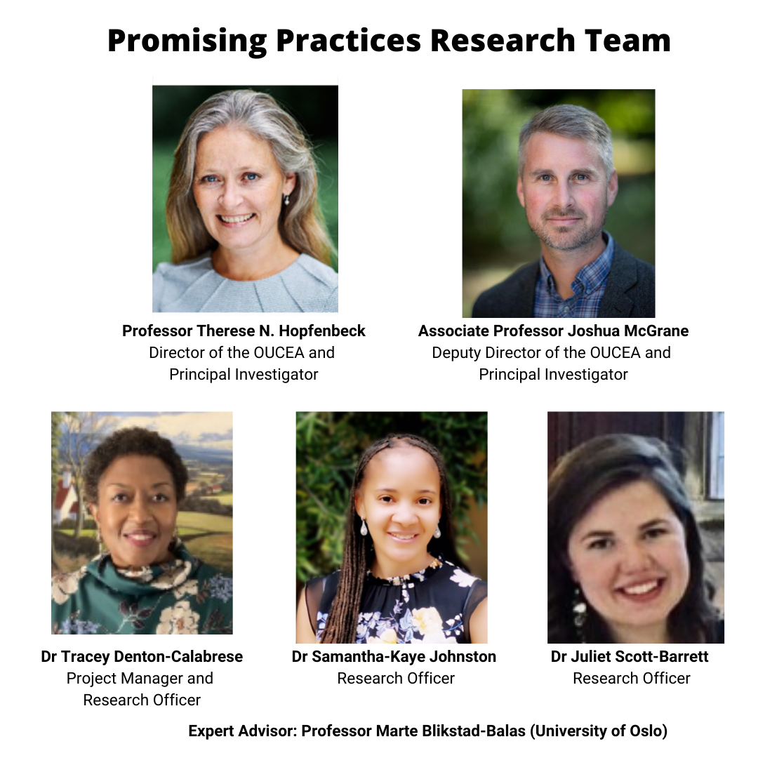 OUCEA Promising Practices Research Project Team