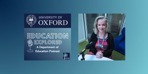 Education Explored logo and Victoria Murphy photo